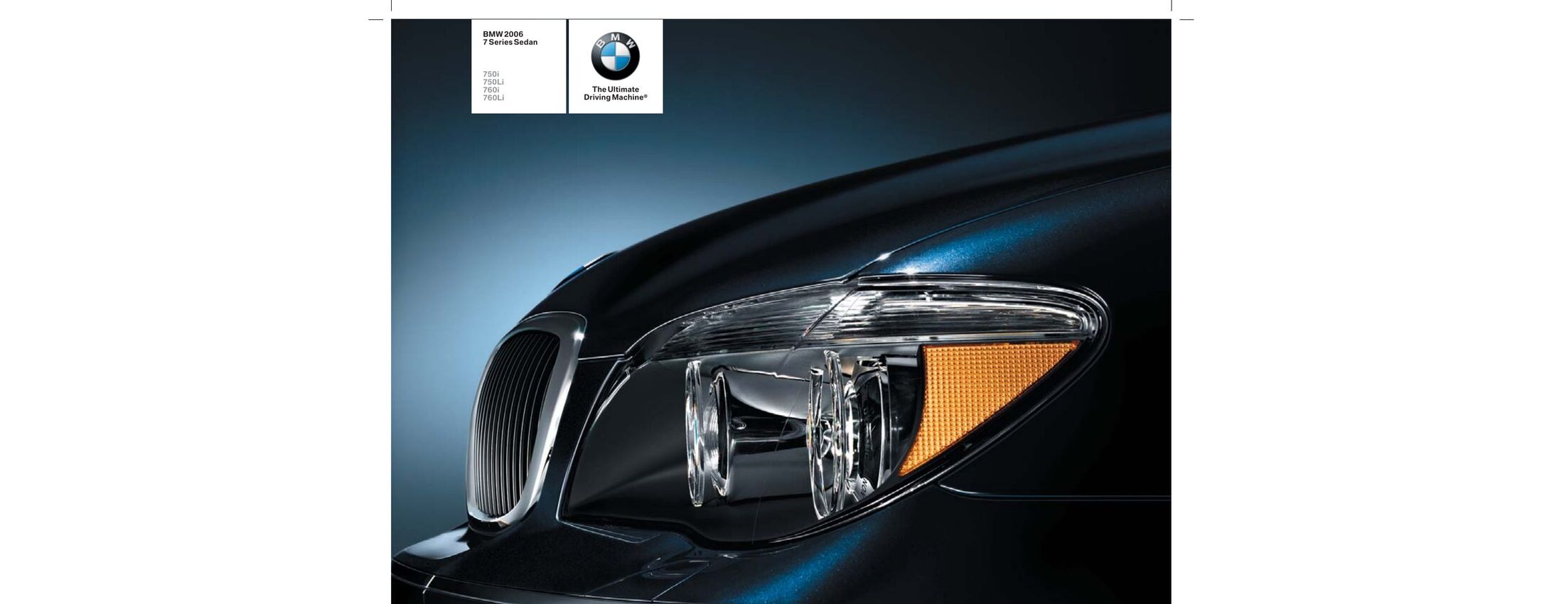 Catalogue BMW Série 7 de 2006, page 1 sur 24